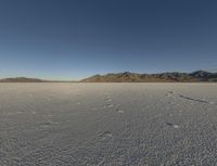 Dawn Over the Utah Desert Landscape with Mountains on a Clear Day