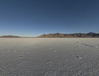 Dawn Over the Utah Desert Landscape with Mountains on a Clear Day