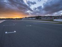 Dawn on the Valencia Highway in Spain