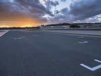 Dawn on the Valencia Highway in Spain