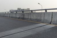 Dawn View of Hong Kong Architecture and Concrete Bridges