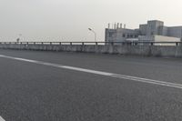 Dawn View of Hong Kong Architecture and Concrete Bridges