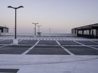 Daytime Architecture: Street Light on Road Surface