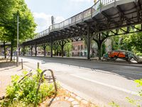 Daytime in Berlin: City Road and Bridge