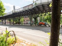 Daytime in Berlin: City Road and Bridge