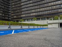 Daytime City Life with Electric Charging Stations in Hamburg