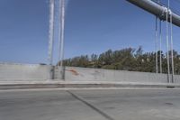 Daytime Highway: Concrete Road under a Clear Sky
