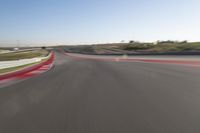 Daytime Highway Landscape Under a Clear Sky