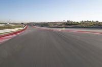 Daytime Highway Landscape Under a Clear Sky
