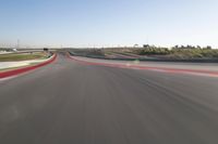 Daytime Highway Landscape Under a Clear Sky