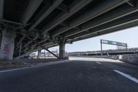 Daytime Highway: A POV Perspective with a Clear Sky