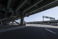 Daytime Highway: A POV Perspective with a Clear Sky