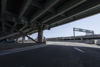 Daytime Highway: A POV Perspective with a Clear Sky