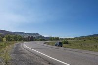 Daytime Landscape: Asphalt Road