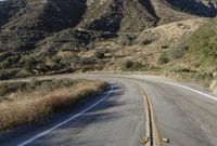 Daytime Mountain Road: A View of the Infrastructure