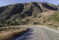 Daytime Mountain Road: A View of the Infrastructure