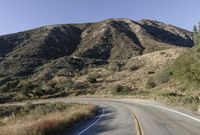 Daytime Mountain Road: A View of the Infrastructure