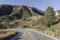 Daytime Mountain Road: A View of the Infrastructure