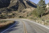 Daytime Mountain Road: A View of the Infrastructure