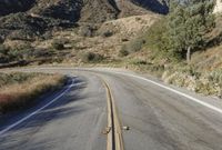 Daytime Mountain Road: A View of the Infrastructure