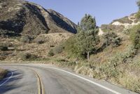 Daytime Mountain Road: A View of the Infrastructure