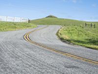 Daytime Nature: A Hill Road