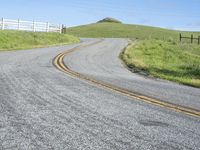 Daytime Nature: A Hill Road