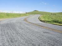 Daytime Nature: A Hill Road