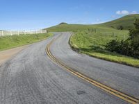 Daytime Nature: A Hill Road