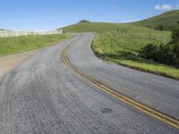 Daytime Nature: A Hill Road