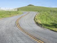 Daytime Nature: A Hill Road