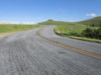 Daytime Nature: A Hill Road