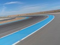 Daytime at the Race Track in the USA: Under the Clouds