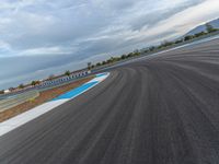 Daytime Racing with Clouds in USA