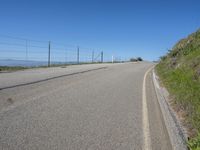 Daytime on a Low Slope Road with Asphalt Surface