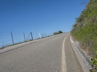 Daytime on a Low Slope Road with Asphalt Surface