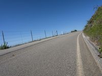 Daytime on a Low Slope Road with Asphalt Surface