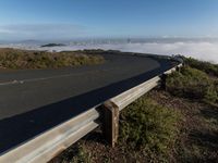 Daytime Road Curve in San Francisco