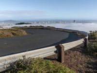 Daytime Road Curve in San Francisco