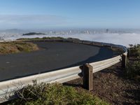 Daytime Road Curve in San Francisco