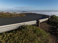 Daytime Road Curve in San Francisco