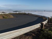Daytime Road Curve in San Francisco