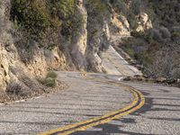 Daytime Road: Traveling Through the Majestic California Mountains