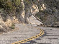 Daytime Road: Traveling Through the Majestic California Mountains