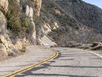 Daytime Road: Traveling Through the Majestic California Mountains