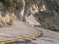 Daytime Road: Traveling Through the Majestic California Mountains