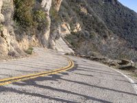 Daytime Road: Traveling Through the Majestic California Mountains