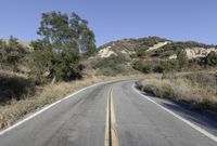 Daytime Road Trip: Clear Sky and Endless Road