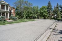 Daytime Suburban Road in Canada