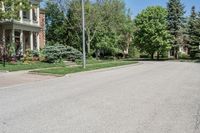 Daytime Suburban Road in Canada